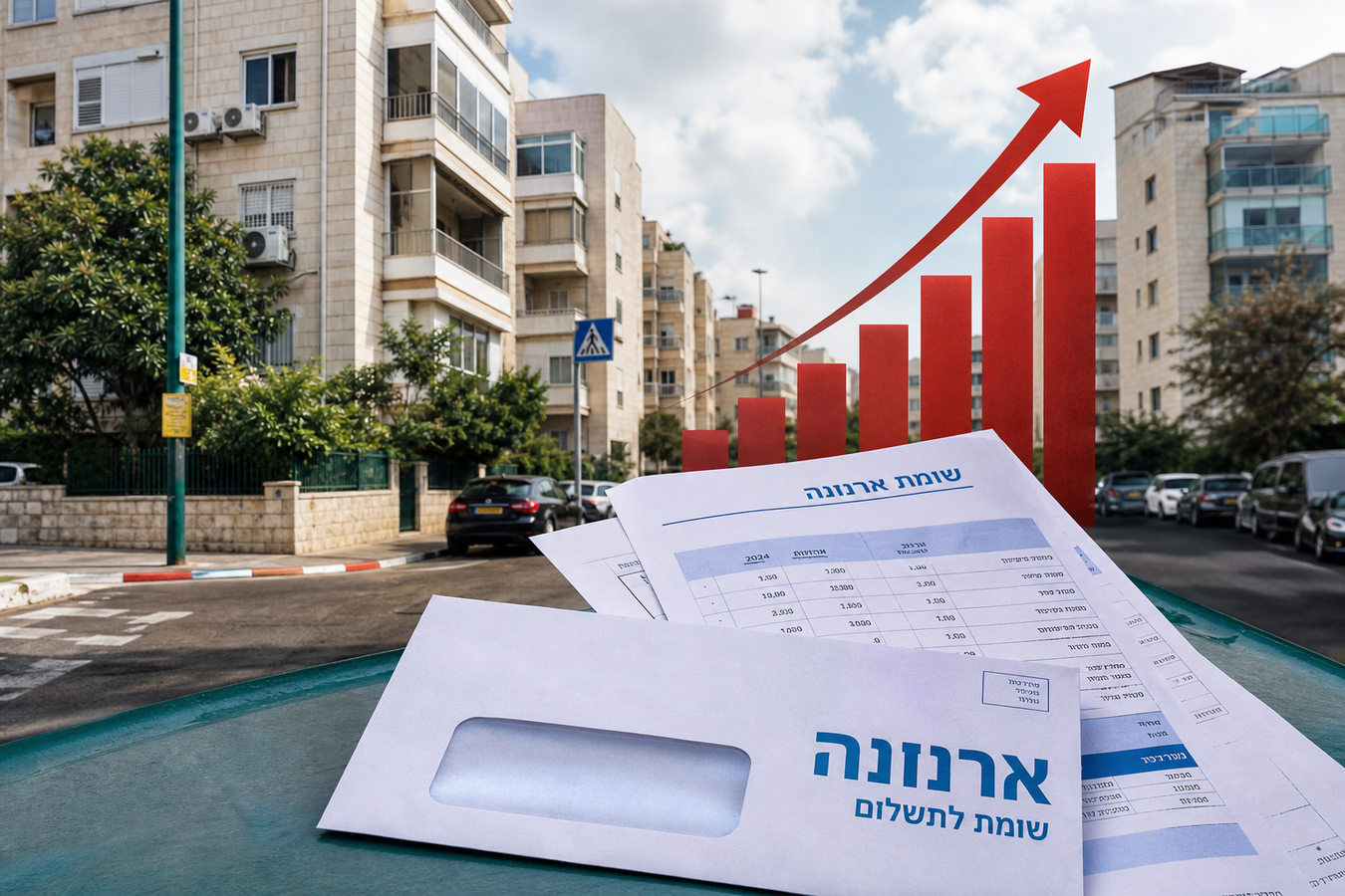 חשבון ארנונה ונוף עירוני — בקשות להעלאת תעריפים ברשויות המקומיות