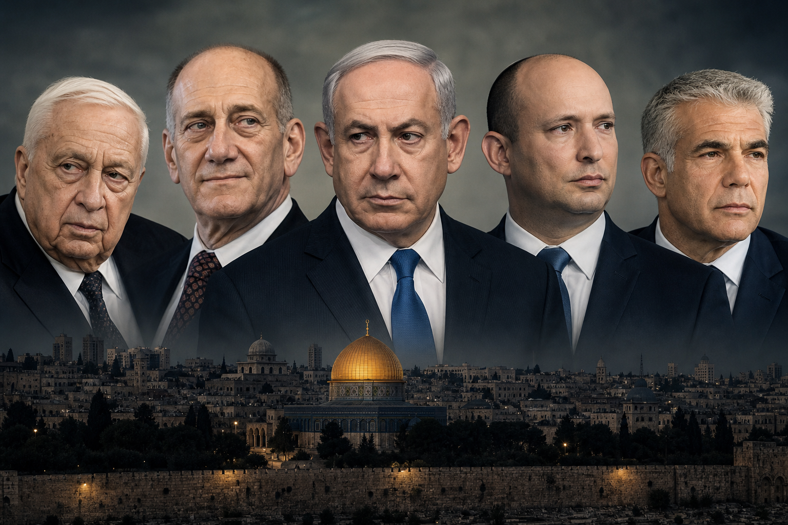 ראשי ממשלת ישראל ב־26 השנים האחרונות — אותה נקודת עצירה מול חמאס