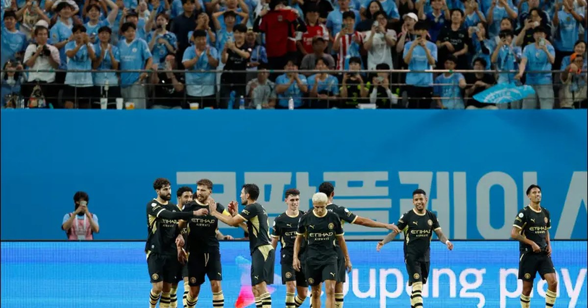 Manchester City came from behind to beat Atletico Madrid 3-1 in Seoul