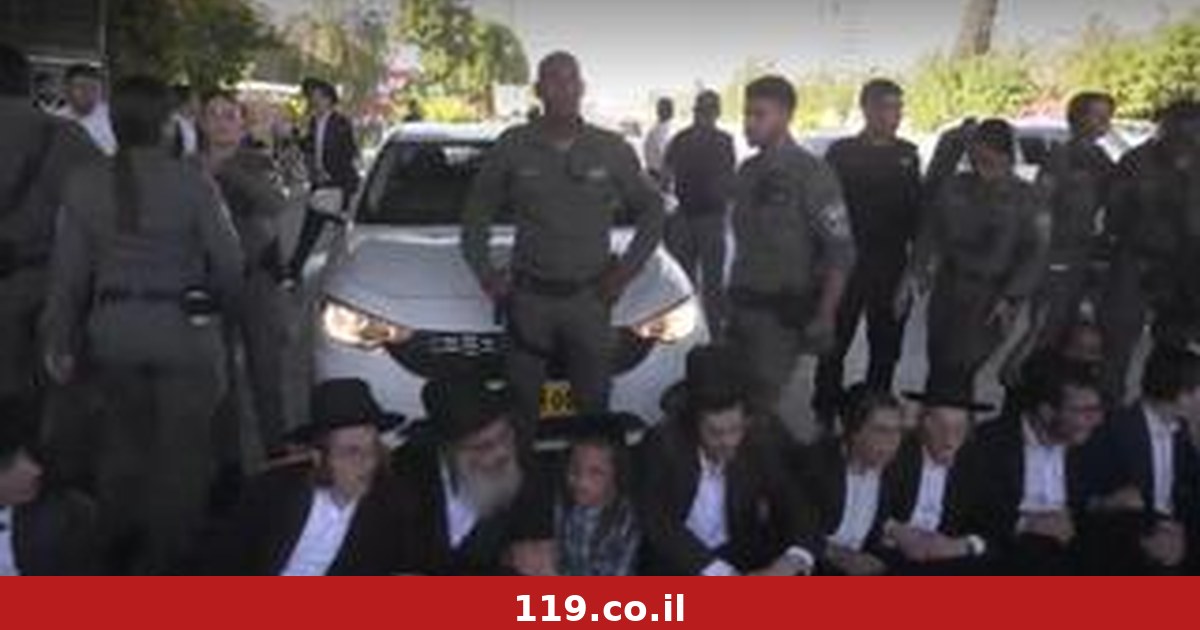 פקקי ענק בגלל הפגנת חרדים: כביש 4 חסום ליד בני ברק | מפת העומסים