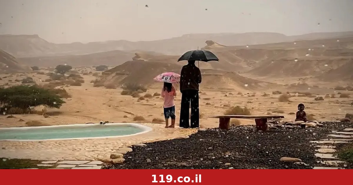 אחרי השרב הכבד: גשם באוגוסט וחשש משיטפונות כבר בסוף השבוע