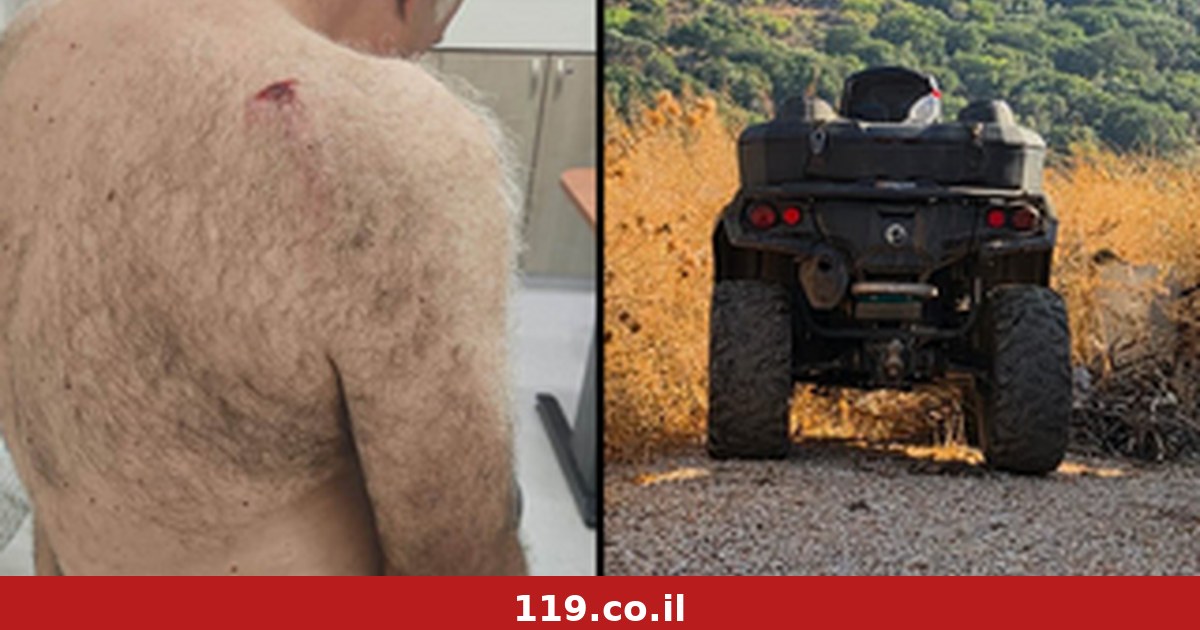 צילם טרקטורון שפלש לשטח המרעה שלו - והותקף באלה לעיני נכדו