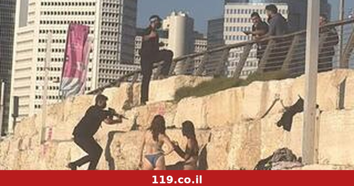 עם נשק שלוף: מאבטחי רה"מ דרשו ממתרחצים בחוף להתפנות | תיעוד