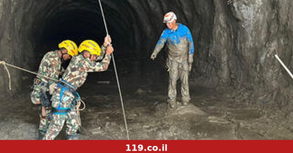 תקווה מחודשת בנפאל: "46 ניצולים נלכדו במנהרה עם מים ומזון, הם כנראה בחיים"