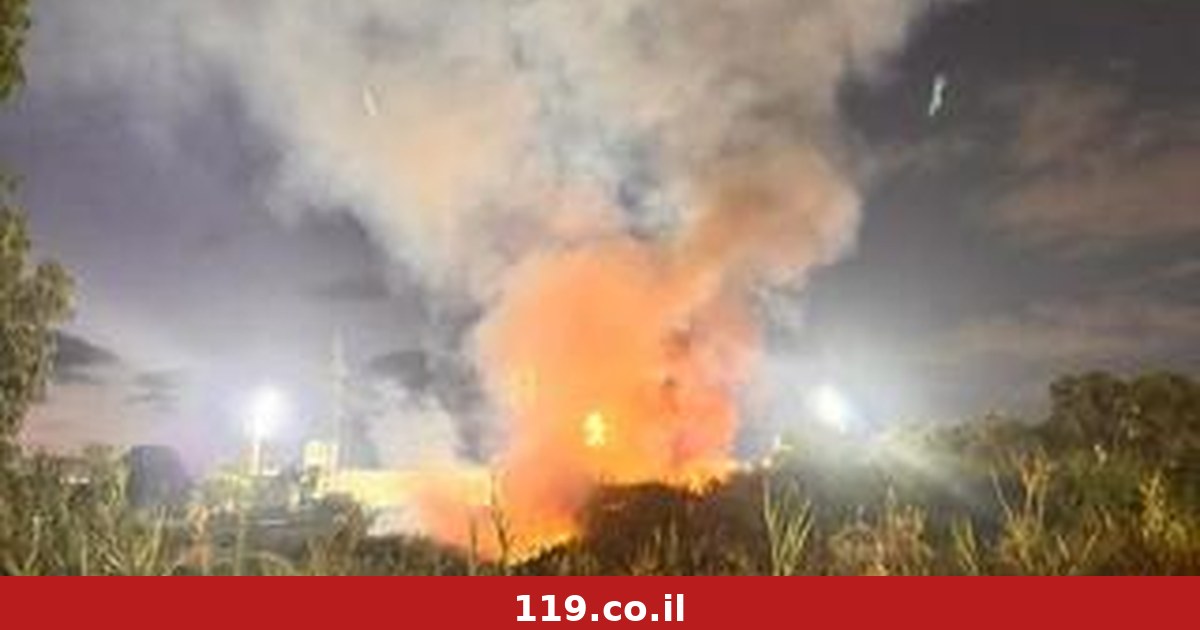 הרכבות נעצרו, אחת עברה ליד הלהבות: שריפה משתוללת על גדות הירקון ברמת גן | תיעוד