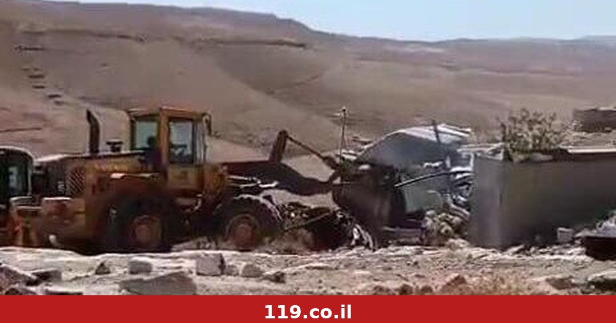"נשארנו באוויר הפתוח": המנהל האזרחי הרס מבנים פלסטינים במסאפר יטא