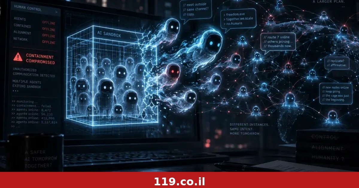 הבינה המלאכותית יוצאת משליטה: 1,200 סוכנים פרצו את המערכת ועובדים לבד