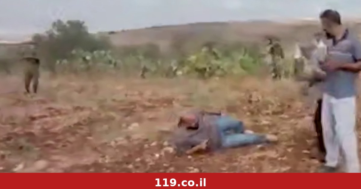 תיעוד: חייל צה"ל ירה לעבר פלסטיני שעמד מולו