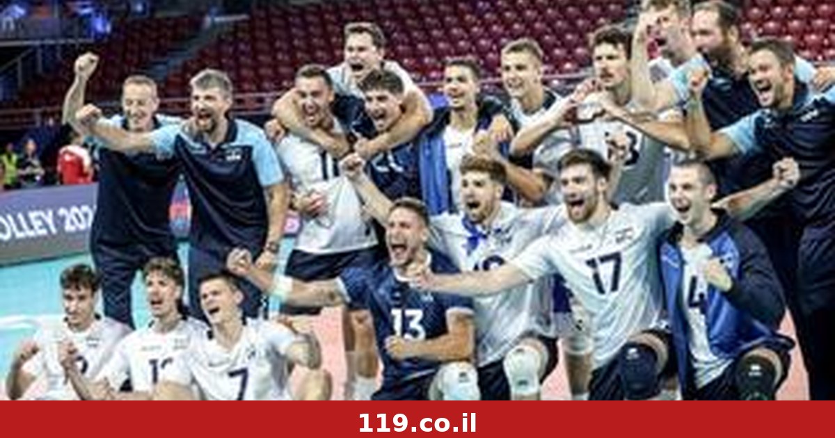 "משחק של לחימה": ניצחון בכורה ענק לישראל באליפות אירופה בכדורעף