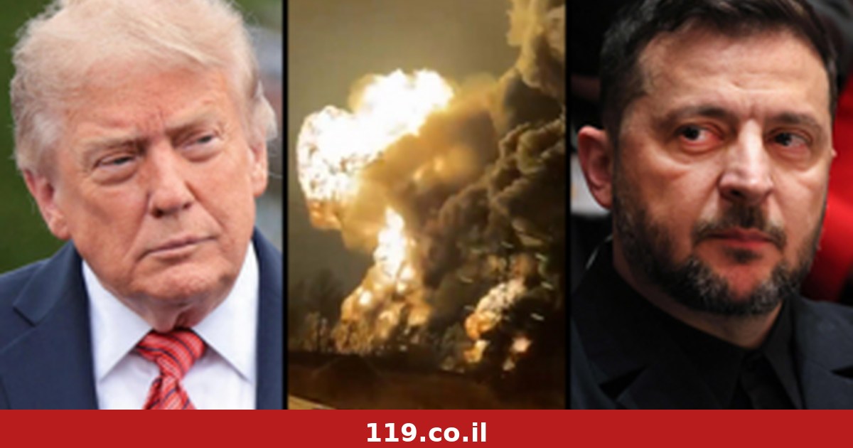 "פוגעים בעולם!": טראמפ הכריז שקייב לא תתקוף מתקני אנרגיה ברוסיה, זלנסקי סתר אותו