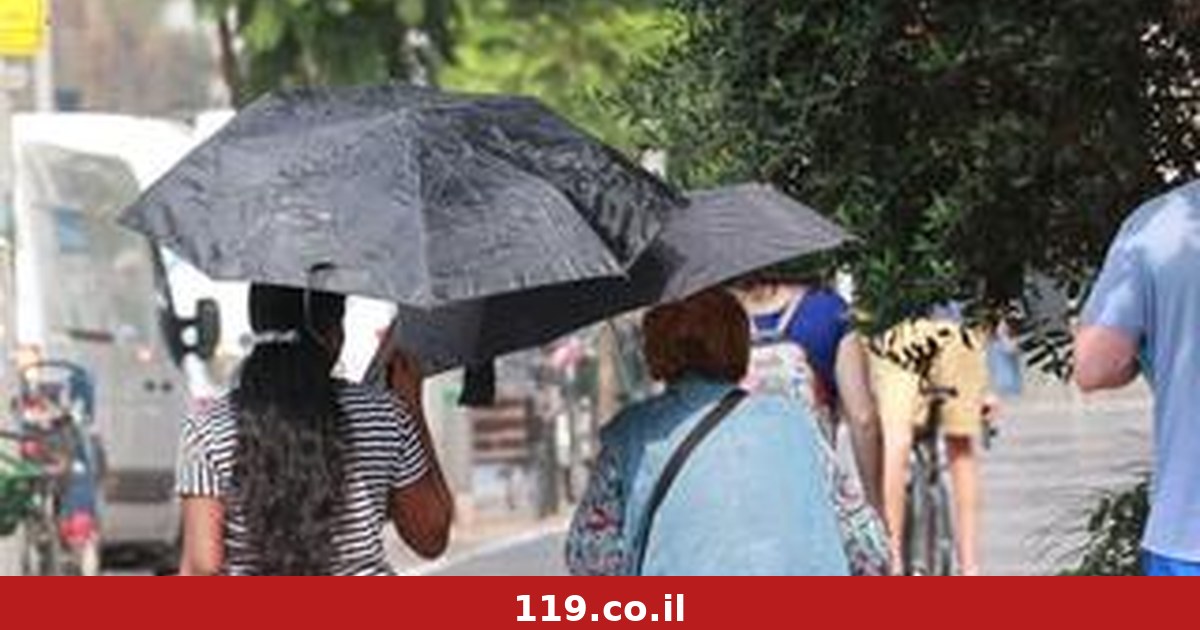עד 38 מעלות - ואז גשם: מזג האוויר ההפכפך