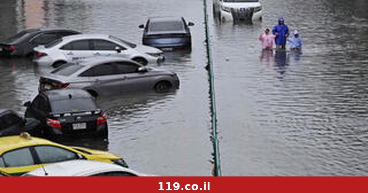 סופות והרס בתאילנד ובארה"ב: בוטלה הופעת אד שירן, בבנגקוק נטשו כלי רכב