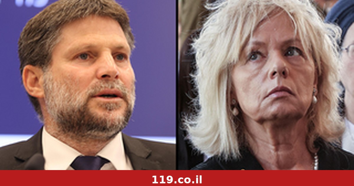 סמוטריץ' נגד היועמ"שית: "עובדת בשביל איזנקוט"