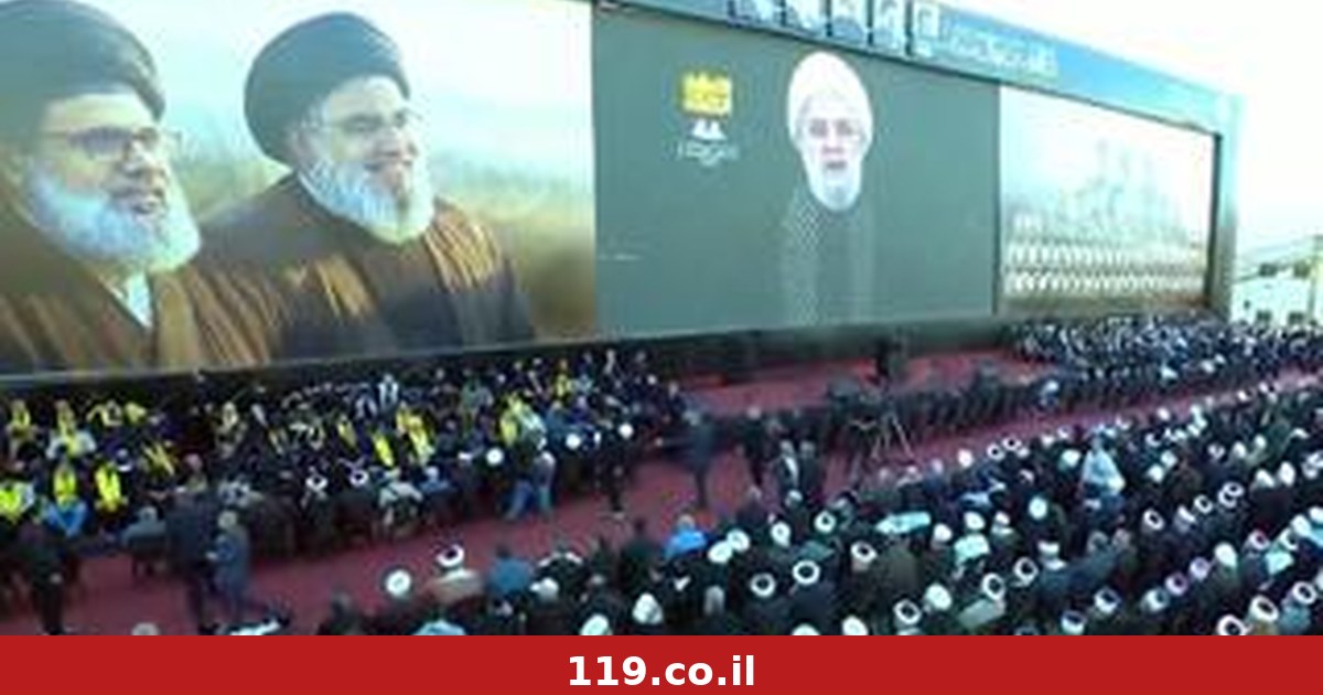 ההמון צעק "מוות לישראל", חיזבאללה ציין שנתיים לחיסול נסראללה: "לבנון תימחק בלעדינו"
