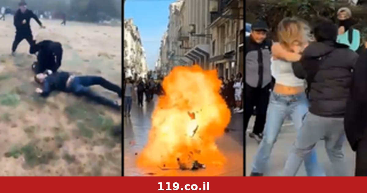 5,000 עצורים ב"מרד התלמידים" בצרפת: לינץ' בשוטרים, להביור על אישה, כבאי עלה באש