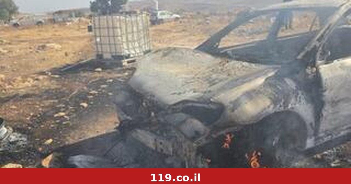 בבנימין: מחבל הצית רכב, שלף סכין - ונוטרל. בחברון: ניסיון דריסה של כוח צה"ל