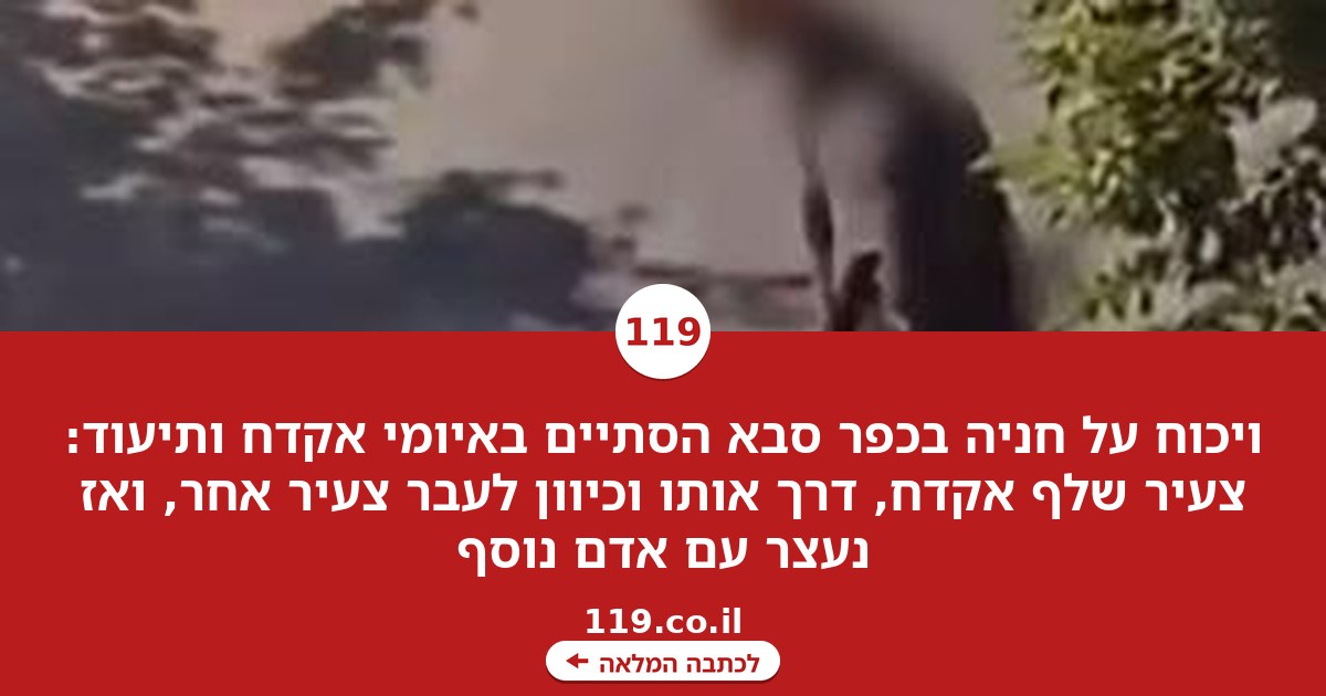 ויכוח על חניה הסתיים באיומי אקדח: "אני משוגע פי אלף ממך!" | תיעוד