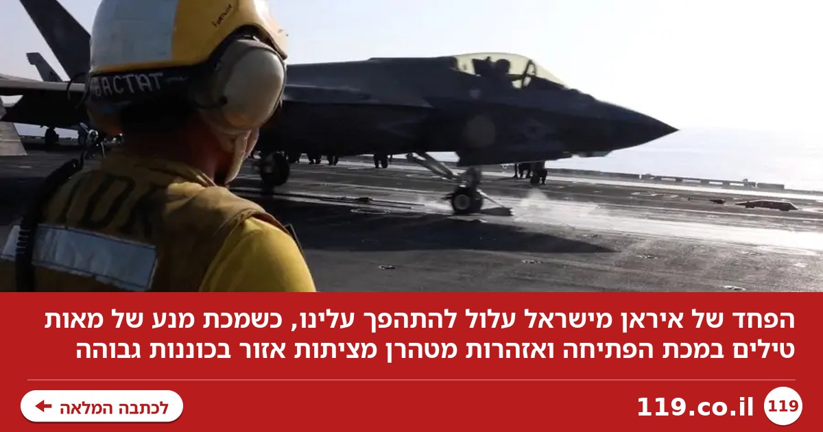 הפחד של איראן מישראל יכול להתהפך עלינו: מכת מנע של מאות טילים במכת הפתיחה