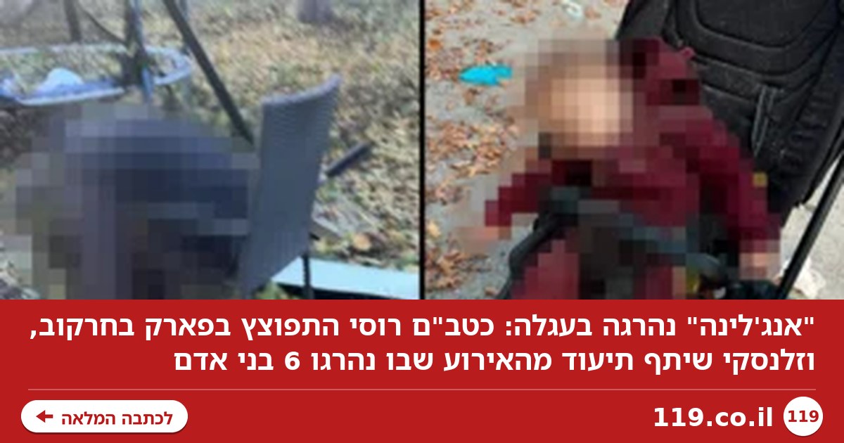 "השם שלה היה אנג'לינה": כטב"ם רוסי התפוצץ בפארק - התינוקת נהרגה בעגלה