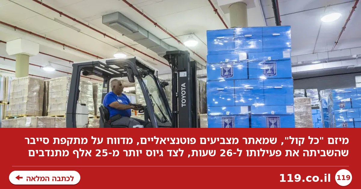 26 שעות של השבתה: מתקפת הסייבר על מערכת ה-AI שמאתרת מצביעים פוטנציאליים