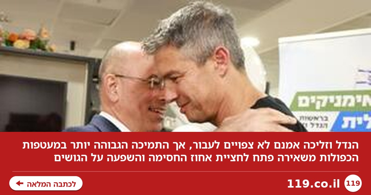 המפלגה שתעשה את הבלתי-ייאמן? הסיכוי שהנדל וזליכה יעברו, ואיך זה ישפיע על הגושים